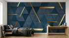 Design SL0464 — Papier peint Géométrique Triangles et Losanges - Collection 4 — Novomur