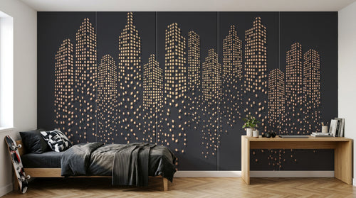 Design SL0611 — Papier peint Architecture et Villes — Novomur