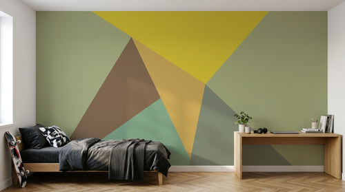 Design SL0832 — Papier peint Géométrique Triangles et Losanges - Collection 7 — Novomur