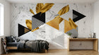 Design ZX0566 — Papier peint Géométrique Triangles et Losanges - Collection 4 — Novomur