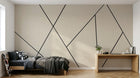 Design ZX0686 — Papier peint Géométrique Triangles et Losanges - Collection 6 — Novomur