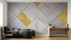 Design ZX0791 — Papier peint Géométrique Triangles et Losanges - Collection 3 — Novomur