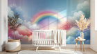 Design A0001 — Papier peint Arc en Ciel Bébé - Collection 1 — Novomur