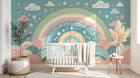 Design A0002 — Papier peint Arc en Ciel Bébé - Collection 1 — Novomur