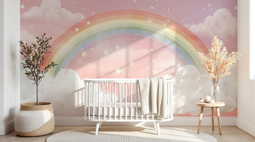 Design A0026 — Papier peint Arc en Ciel Bébé - Collection 2 — Novomur