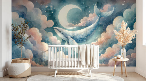 Design A0070 — Papier peint Ciel Nocturne Enfant - Collection 1 — Novomur