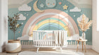 Design A0139 — Papier peint Arc en Ciel Bébé - Collection 1 — Novomur