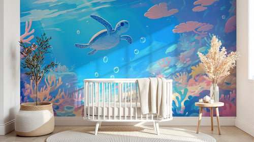 Design A0168 — Papier peint Océan Enfant — Novomur