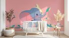 Design A0193 — Papier peint Safari Bébé Pastel — Novomur