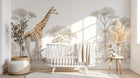 Design A0401 — Papier peint Safari Savane Aquarelle — Novomur
