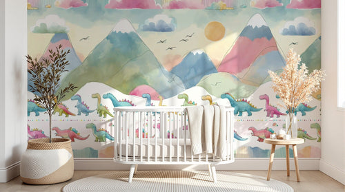 Design A0507 — Papier peint Dinosaures Enfant — Novomur