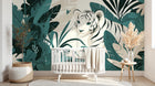 Design A0508 — Papier peint Jungle Enfant Tigre & Singes — Novomur