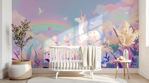 Design A0520 — Papier peint Licorne Enfant — Novomur