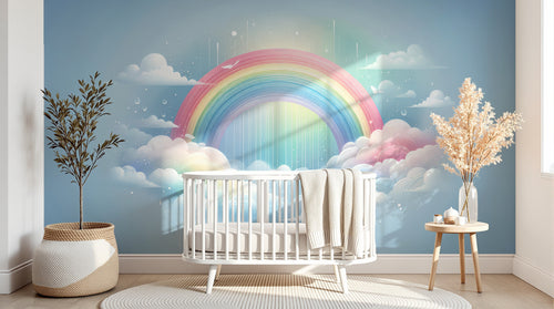 Design A0621 — Papier peint Arc en Ciel Bébé - Collection 1 — Novomur