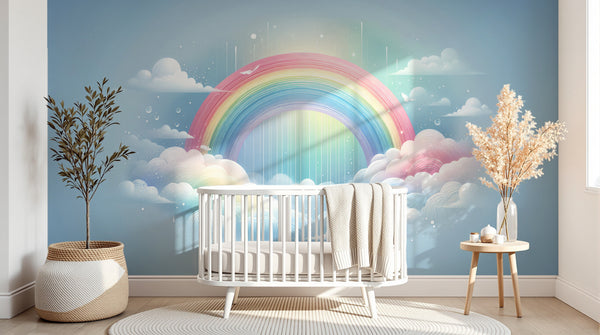 Papier peint Arc en Ciel Bébé - Collection 1 - Sur mesure