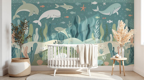 Design A0636 — Papier peint Océan Enfant — Novomur