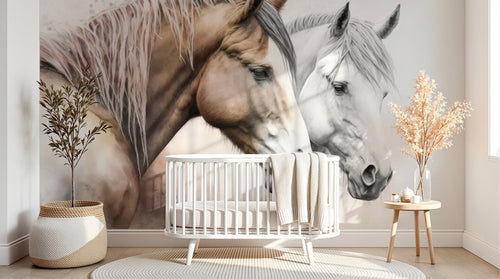 Design A0655 — Papier peint Chevaux — Novomur