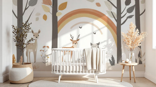 Design A0683 — Papier peint Animaux Forêt - Collection 2 — Novomur