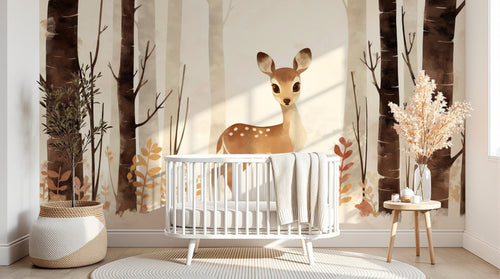 Design A0722 — Papier peint Animaux Forêt — Novomur