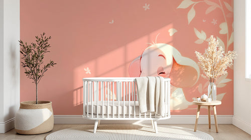 Design A0832 — Papier peint Safari Bébé Pastel — Novomur