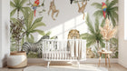 Design B002 — Papier peint Safari aquarelle savane & jungle — Novomur