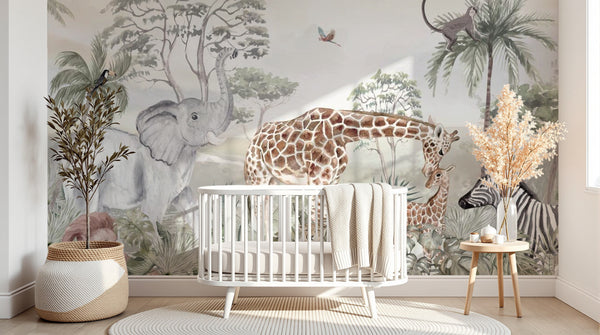 Safari Savane Aquarelle - Collection 2 - Sur mesure