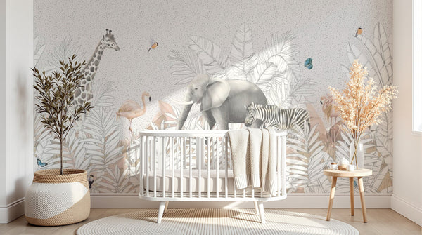 Papier peint Safari Enfant - Sur mesure