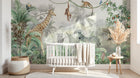 Design B021 — Papier peint Safari Jungle Animaux - Collection 2 — Novomur