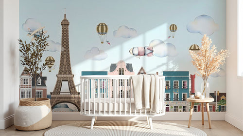 Design D0017 — Papier peint Architecture et Villes — Novomur