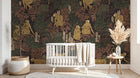 Design D0145 — Papier peint Jungle Enfant Tigre & Singes — motif grand — Novomur