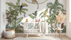Design D0296 — Papier peint Jungle Enfant Tigre & Singes — Novomur