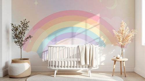 Design D0874 — Papier peint Arc en Ciel Bébé - Collection 1 — Novomur