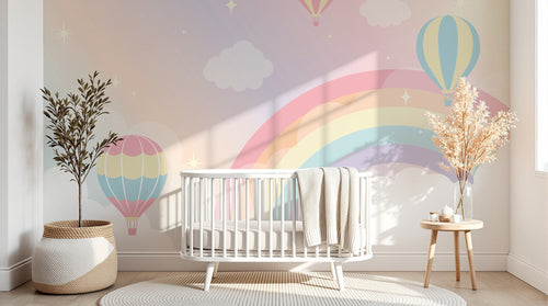 Design D0875 — Papier peint Arc en Ciel Bébé - Collection 1 — Novomur