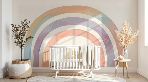 Design F0081 — Papier peint Arc en Ciel Bébé - Collection 1 — Novomur