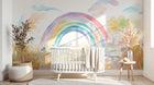 Design F0082 — Papier peint Arc en Ciel Bébé - Collection 1 — Novomur