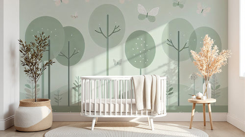 Design F0453 — Papier peint Animaux Forêt — Novomur