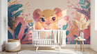 Design F0938 — Papier peint Safari Bébé Pastel — Novomur