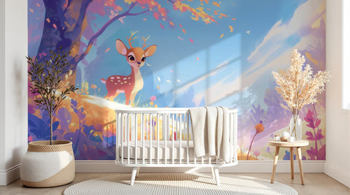 Design F0939 — Papier peint Animaux Forêt — Novomur