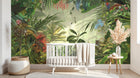 Design L1084 — Papier peint Jungle Enfant Tigre & Singes — Novomur