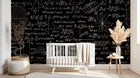 Design SL0117 — Papier peint Tableau Noir Mathématiques — Novomur