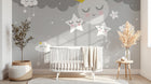 Design SL0517 — Papier peint Ciel Nocturne Enfant - Collection 1 — Novomur