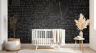 Design SL0676 — Papier peint Tableau Noir Mathématiques — Novomur