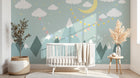 Design SL0740 — Papier peint Montagne Scandinave Enfant — Novomur