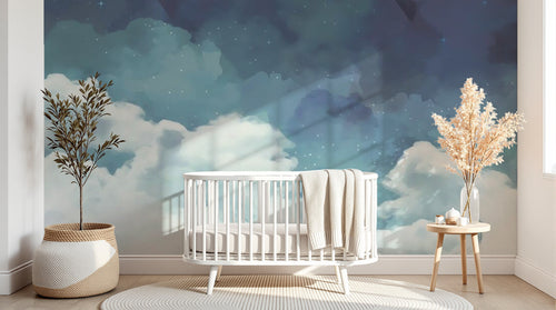 Design ZX0660 — Papier peint Ciel Nocturne Enfant - Collection 2 — Novomur