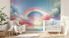 Design A0001 — Papier peint Arc en Ciel Bébé - Collection 1 — Novomur