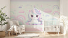 Design A0009 — Papier peint Licorne Enfant — Novomur