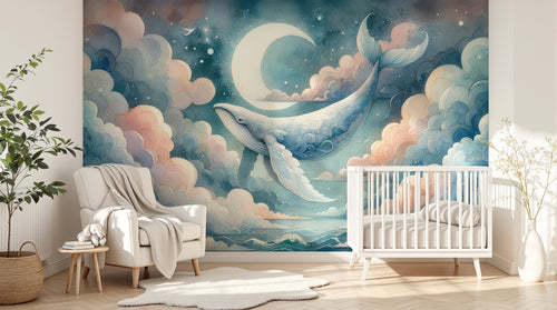 Design A0070 — Papier peint Ciel Nocturne Enfant - Collection 1 — Novomur