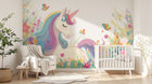 Design A0108 — Papier peint Licorne Enfant — Novomur