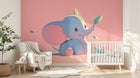 Design A0193 — Papier peint Safari Bébé Pastel — Novomur