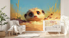 Design A0196 — Papier peint Safari Bébé Pastel — Novomur